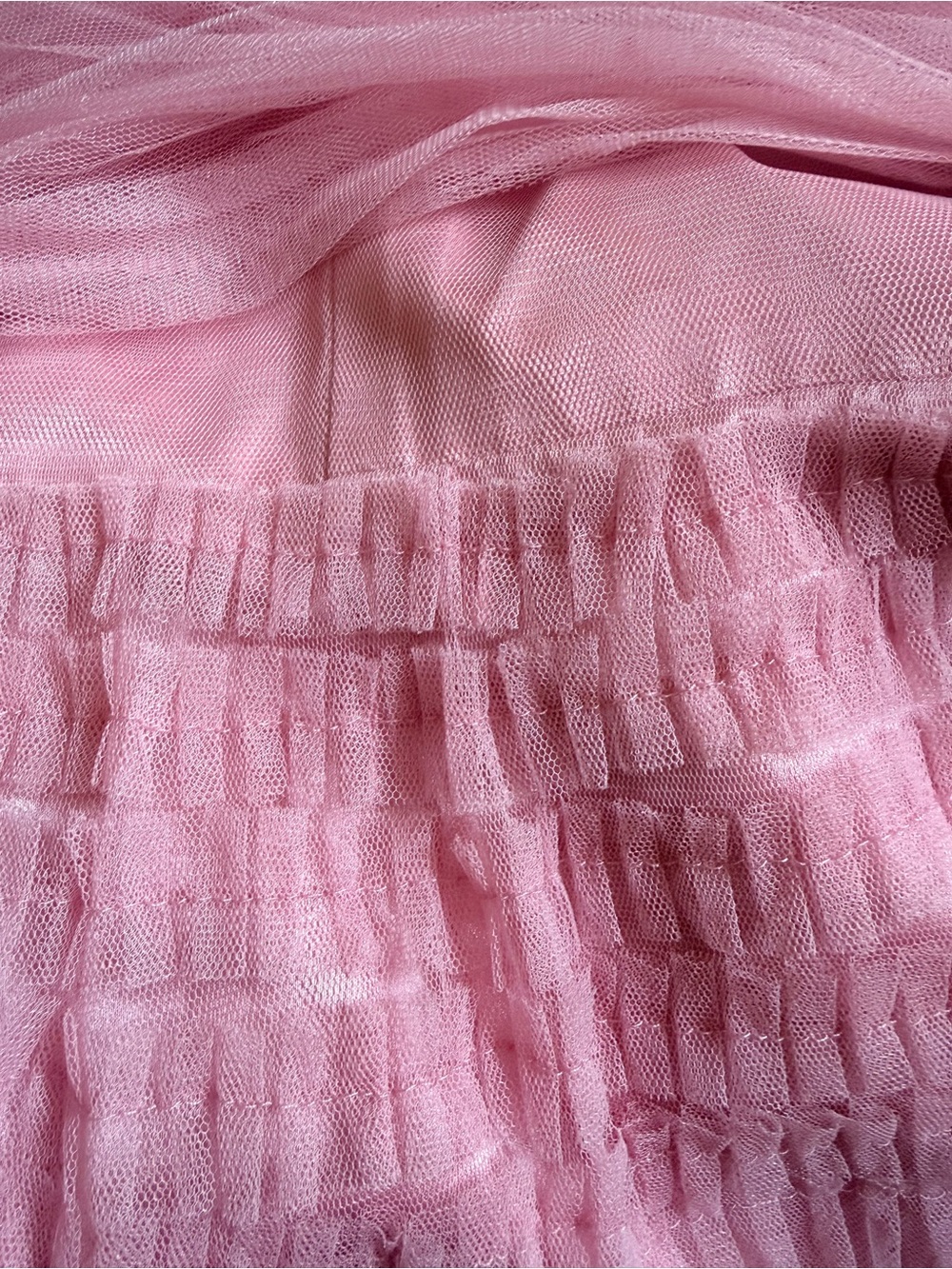 Pink Tiered Tulle Dress - Picture 3 of 5